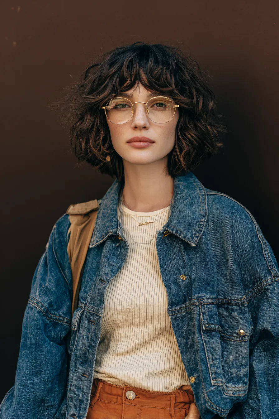 Wavy Layered Bob