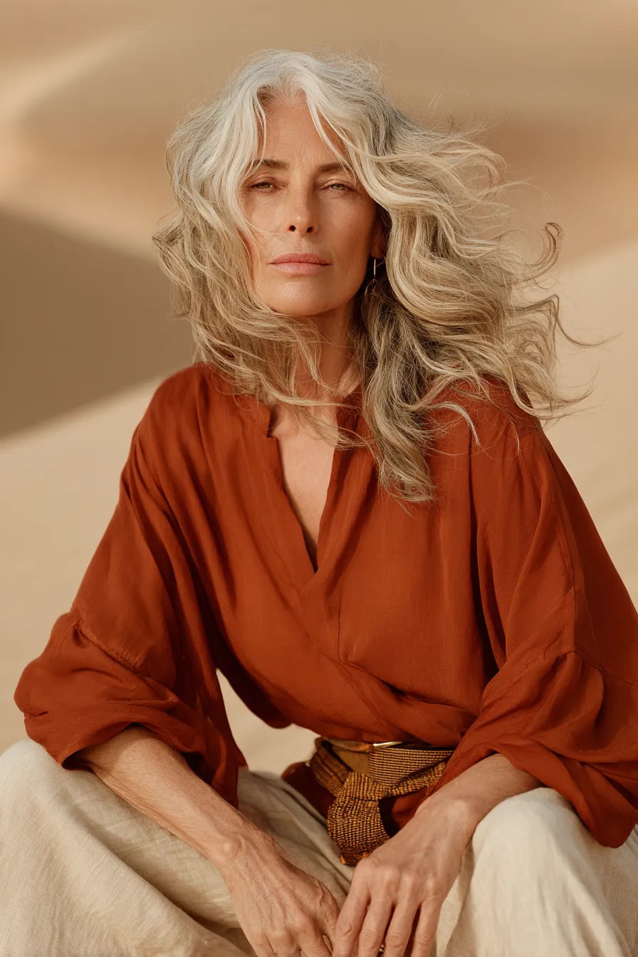 Windswept Silver Layers