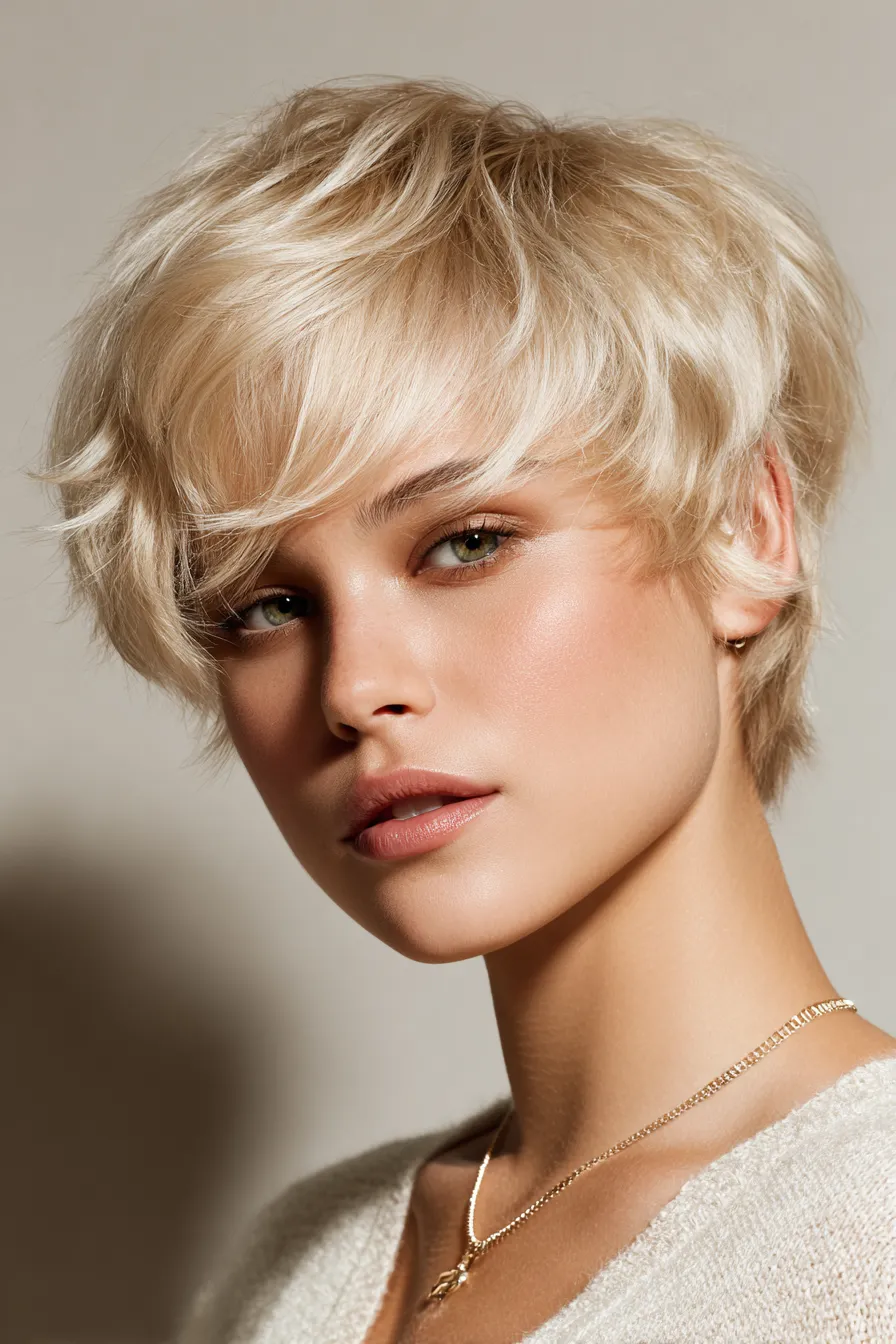 Soft Layered Pixie Bob