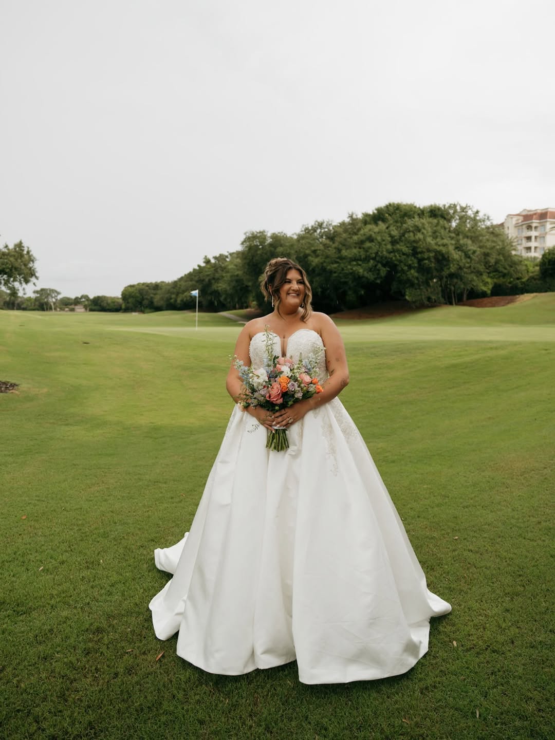 Sculpted Sweetheart Bodice + Full Satin Skirt