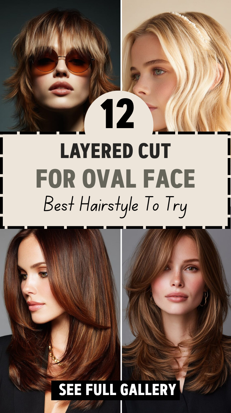 Layered Cut For Oval Face Best Hairstyle To Try
