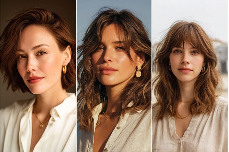 Medium Hair Cut For Round Face Best Hairstyle To Try