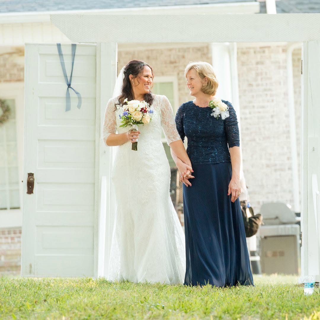 Navy Sequin Bodice + Flowing Chiffon Skirt