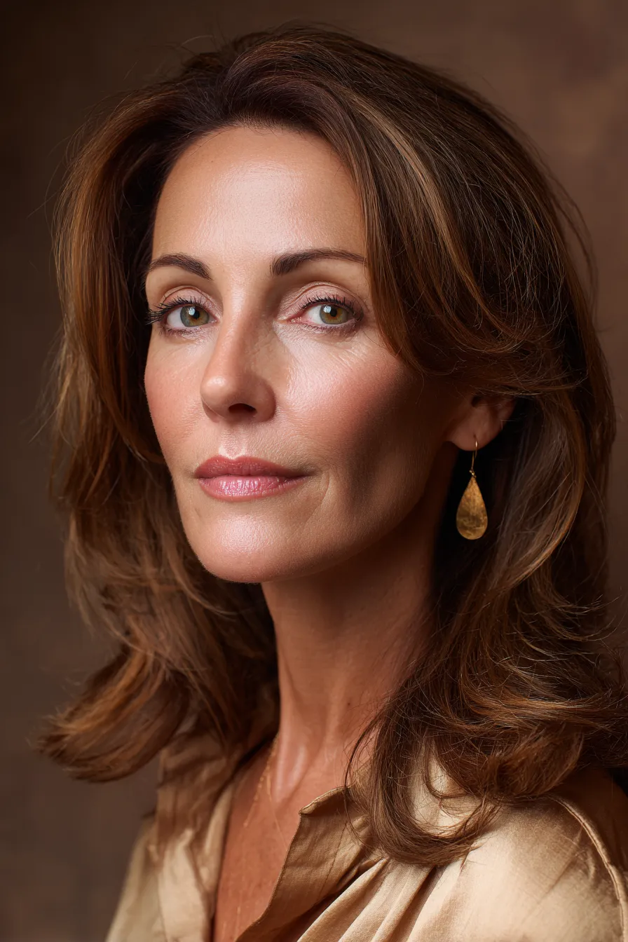 Sculpted Mid-Length Step Cut