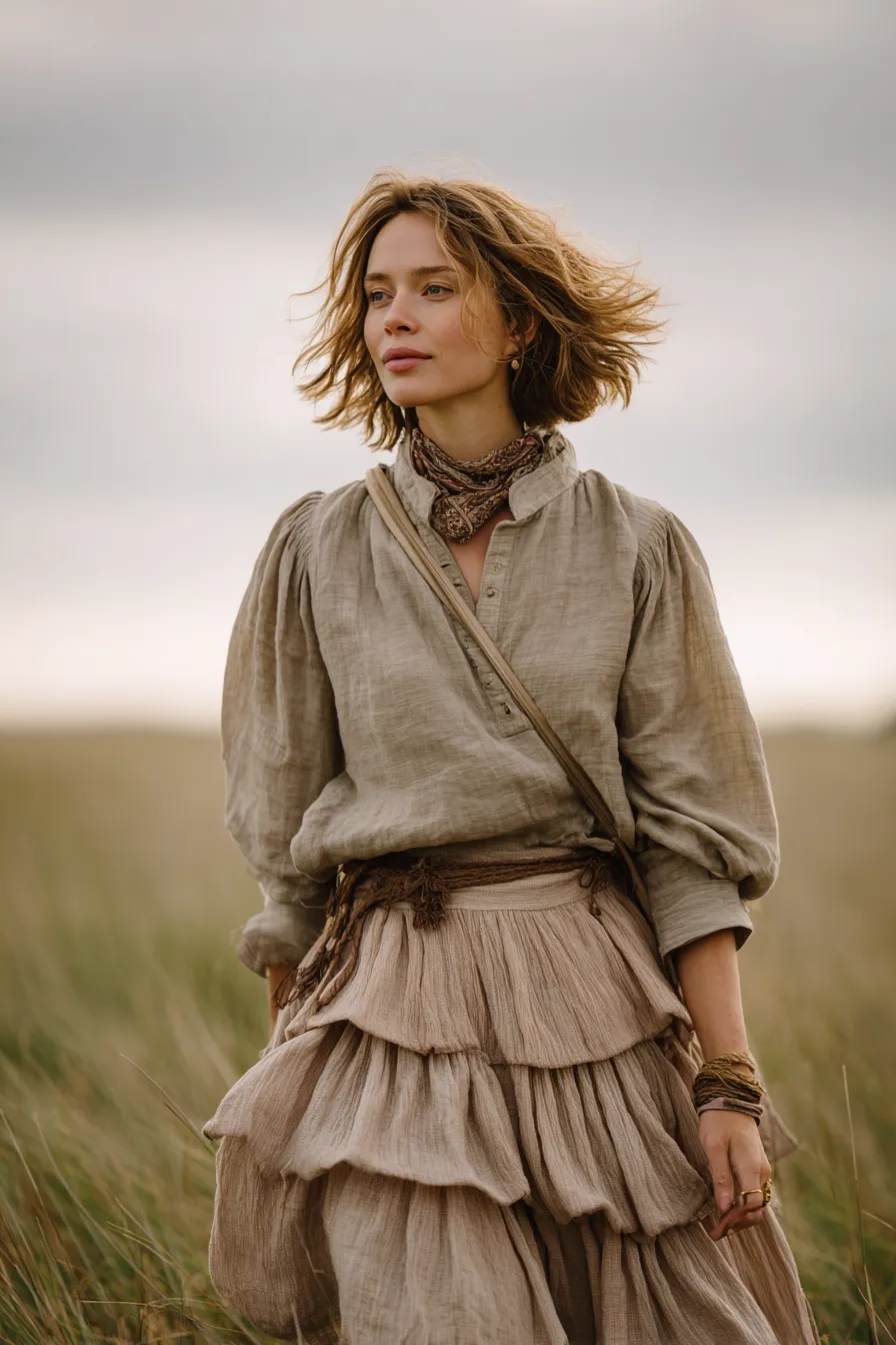 Windswept Layered Crop