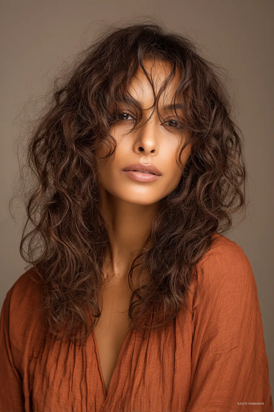 Wild-Texture Layered Shag