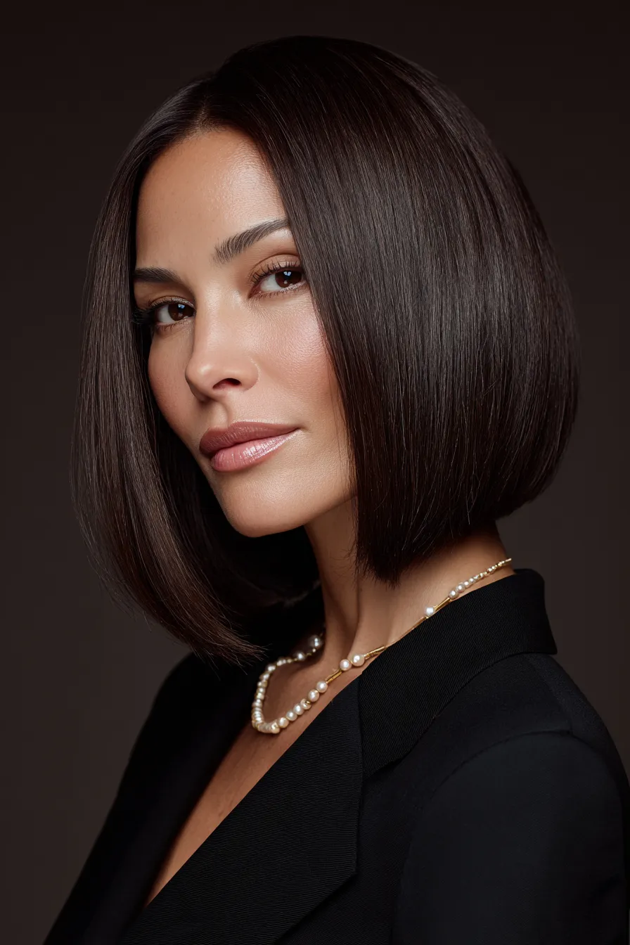 Sleek Contoured Bob