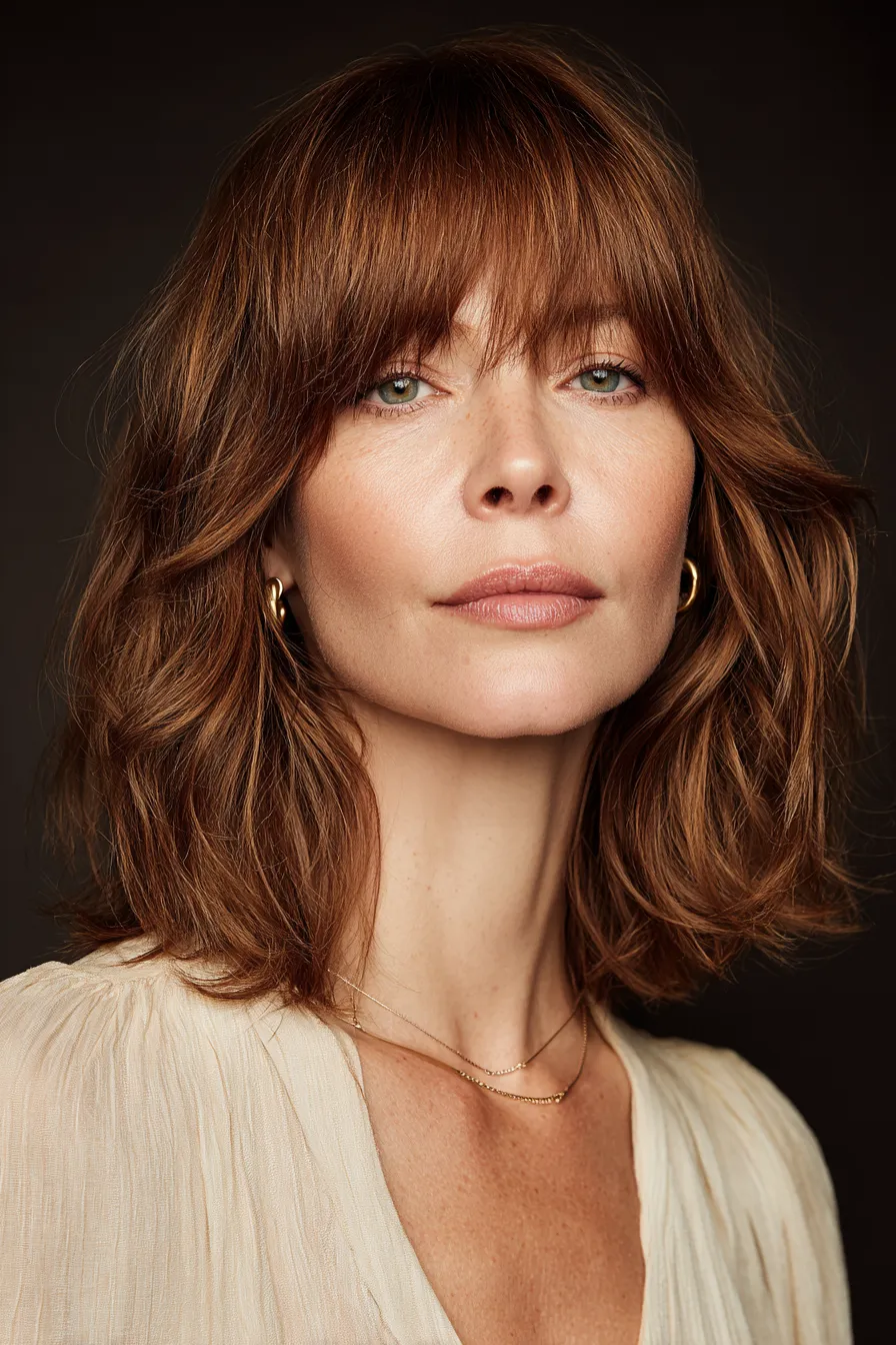 Tousled Mid-Length Shag