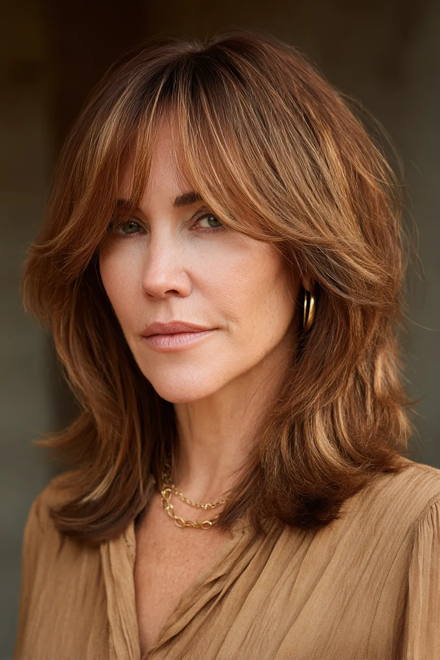 Feathered Mid-Length Layers