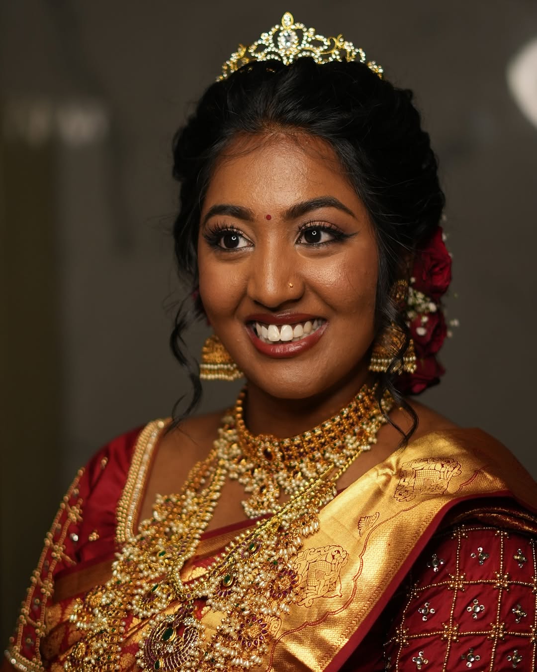 Regal Textured Bun With Crowned Volume