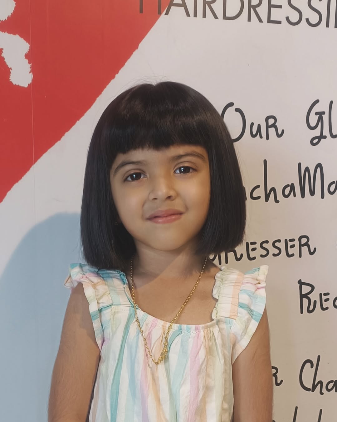 Rounded Classic Bob with Blunt Baby Bangs