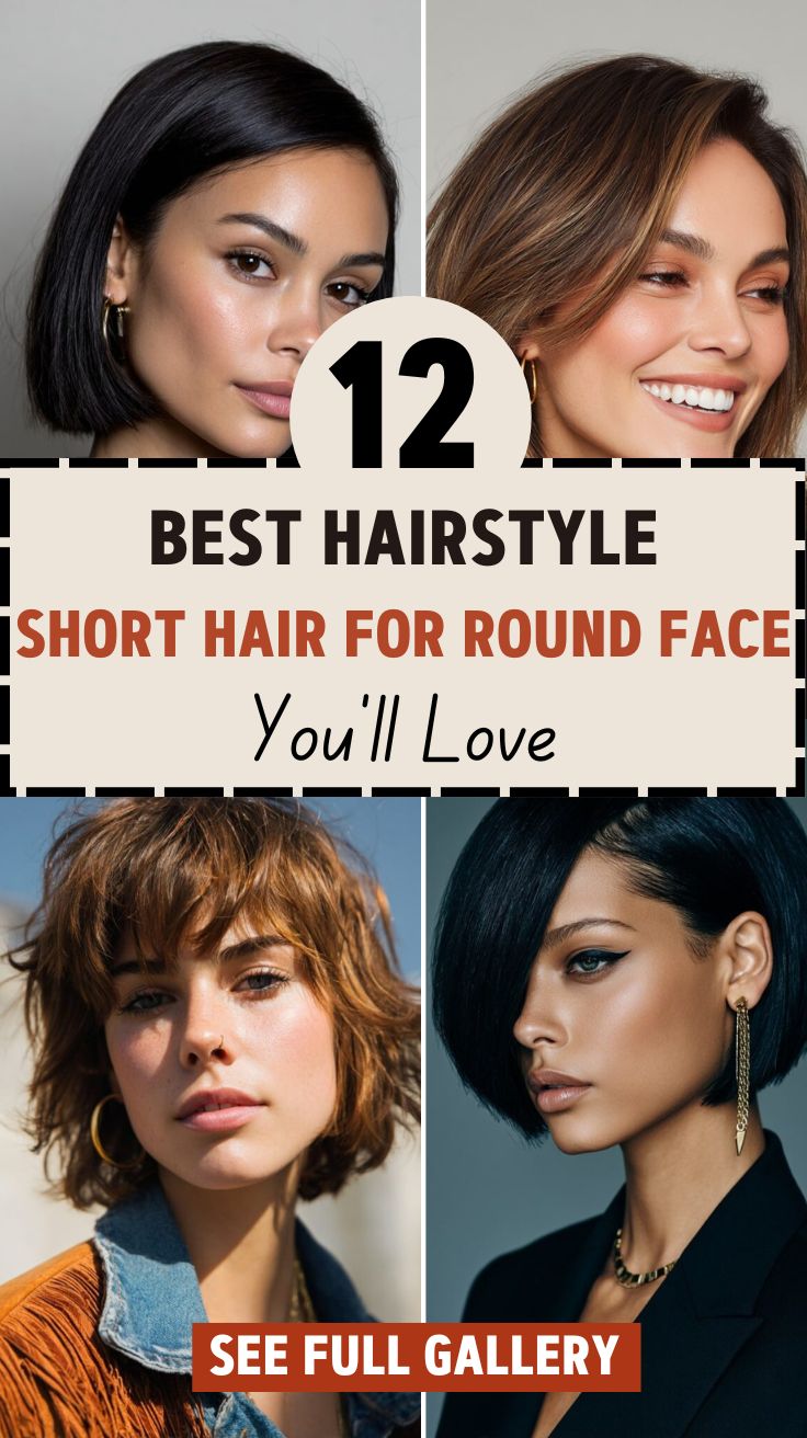 Short Hair For Round Face Best Hairstyle To Try
