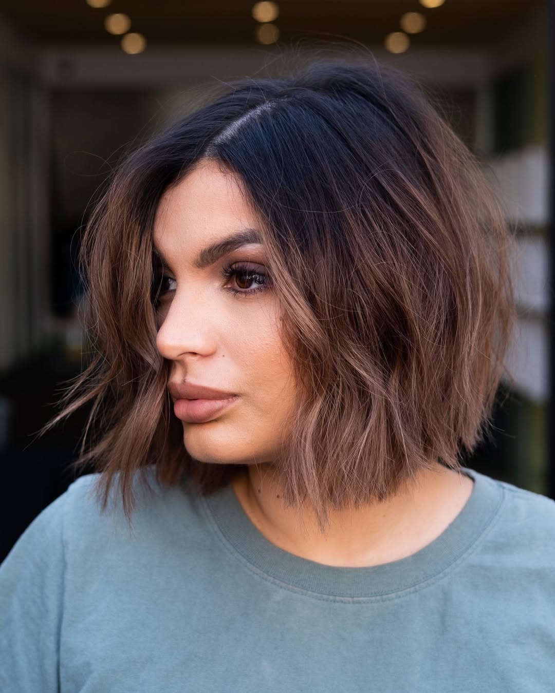 Soft Blunt Bob + Rooty Volume Shift