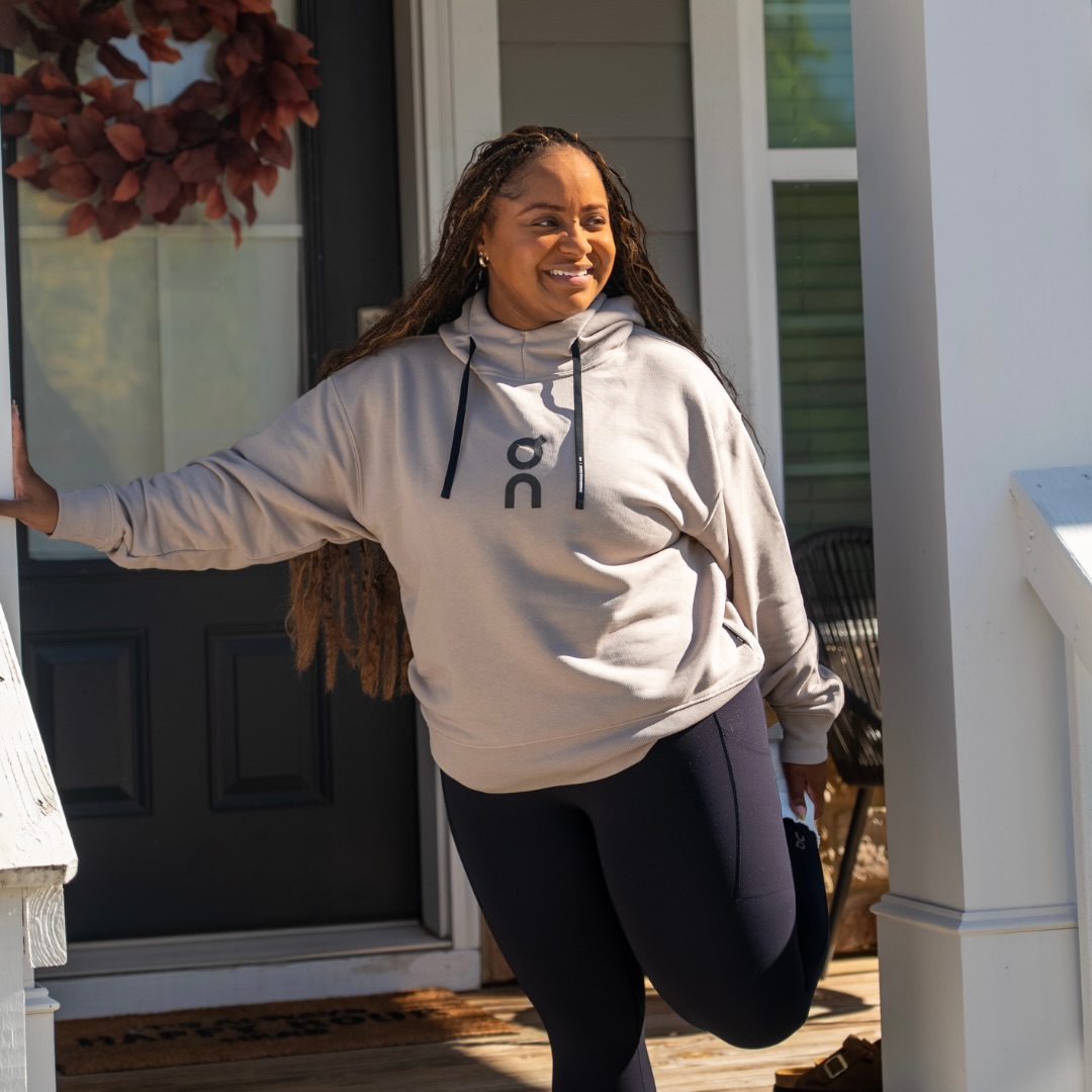 Soft Hooded Sweatshirt + Streamlined Leggings