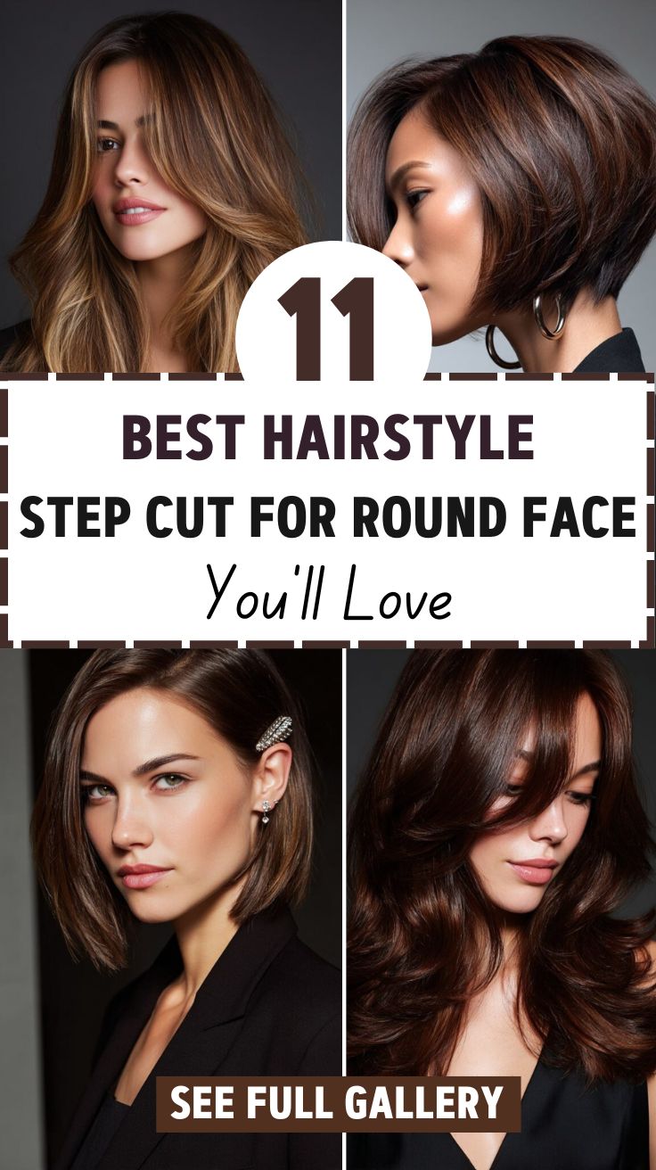 Step Cut For Round Face Best Hairstyle To Try