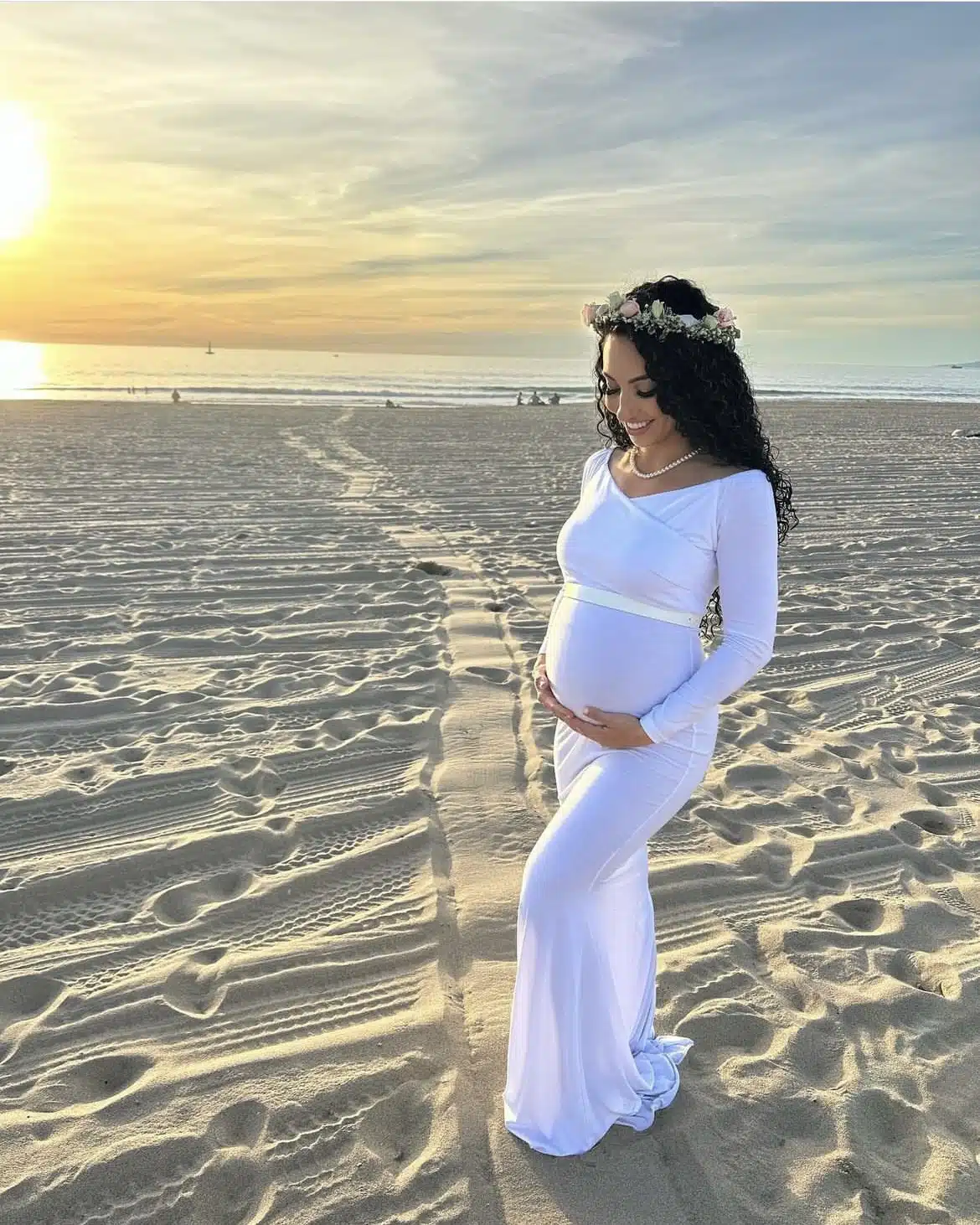 Soft Jersey Gown + Long Sleeves