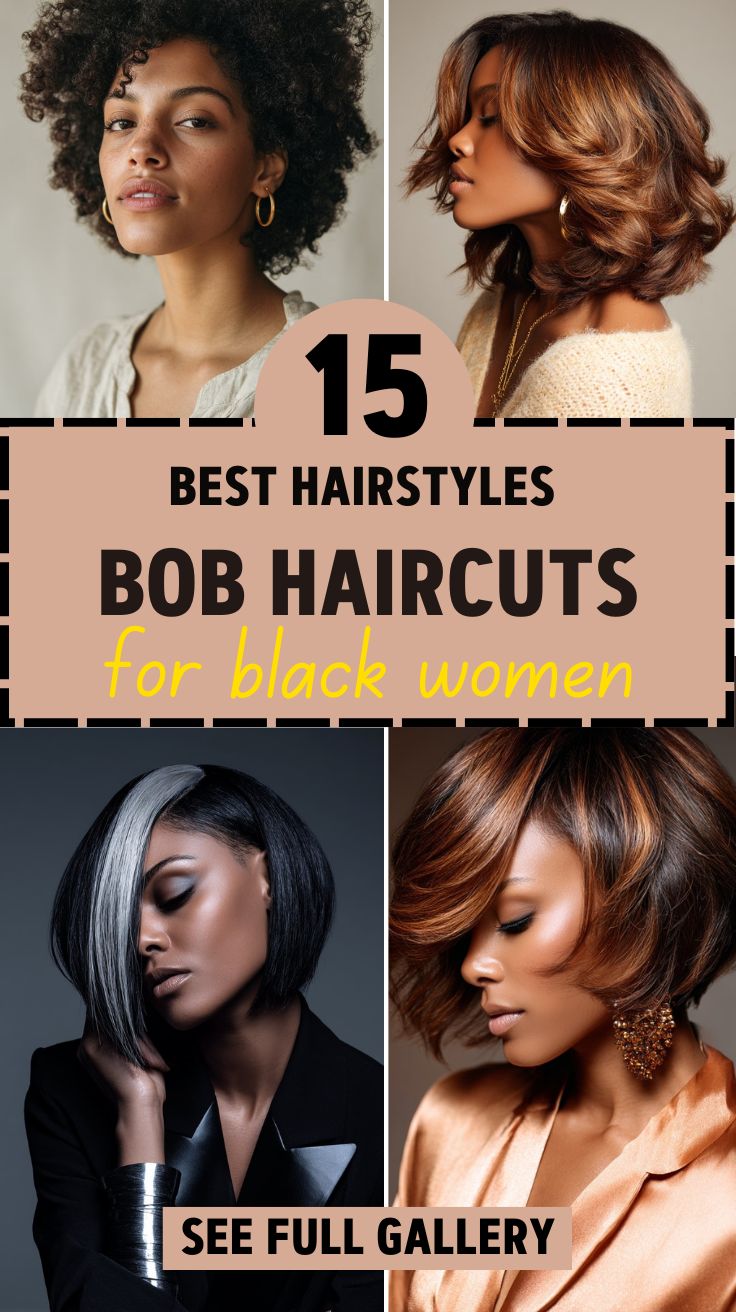 bob haircuts for black women