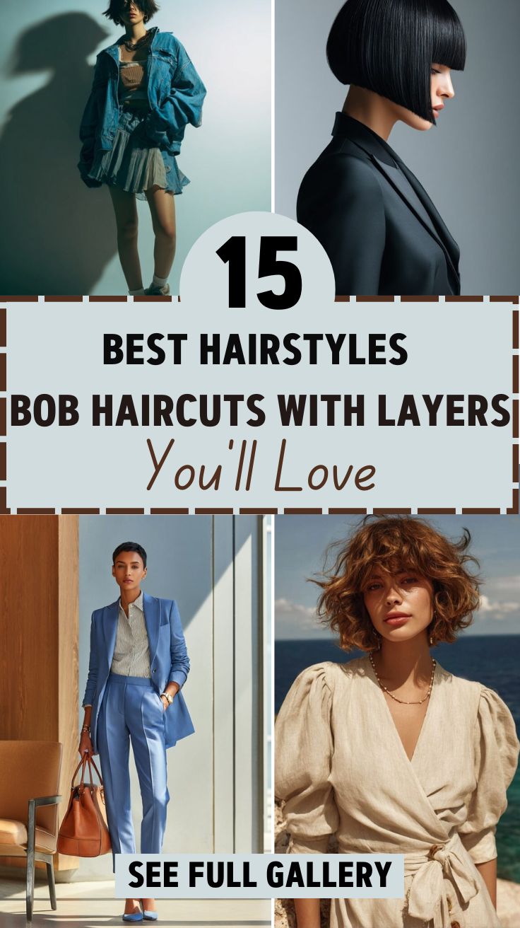 bob haircuts with layers
