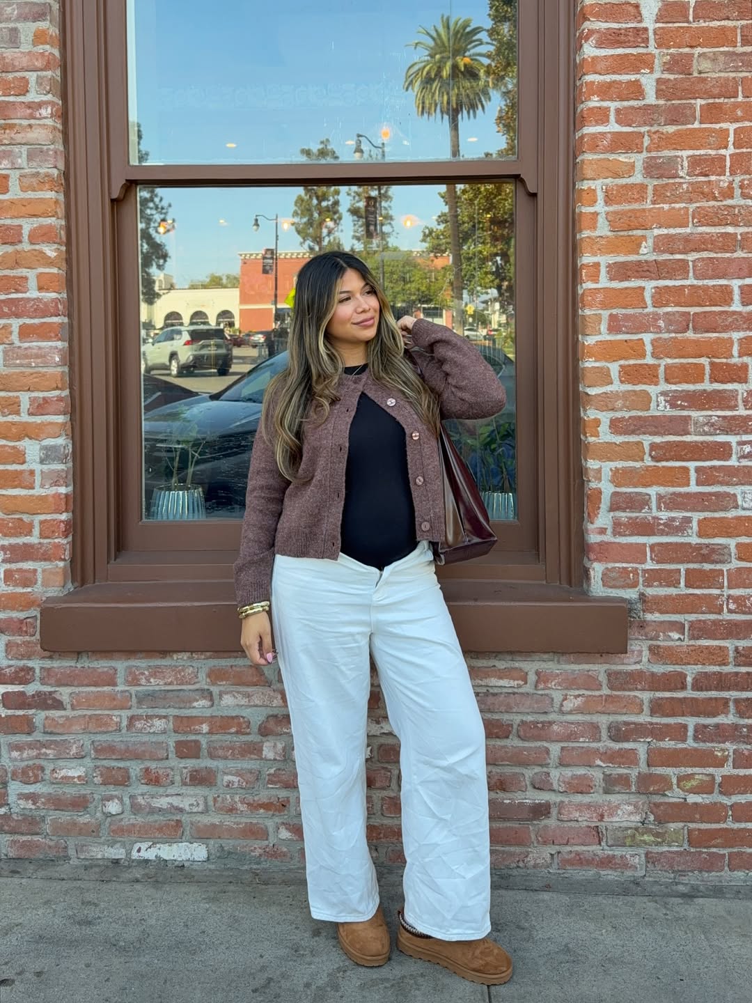 Cozy Knit Jacket + Wide-Leg Pants