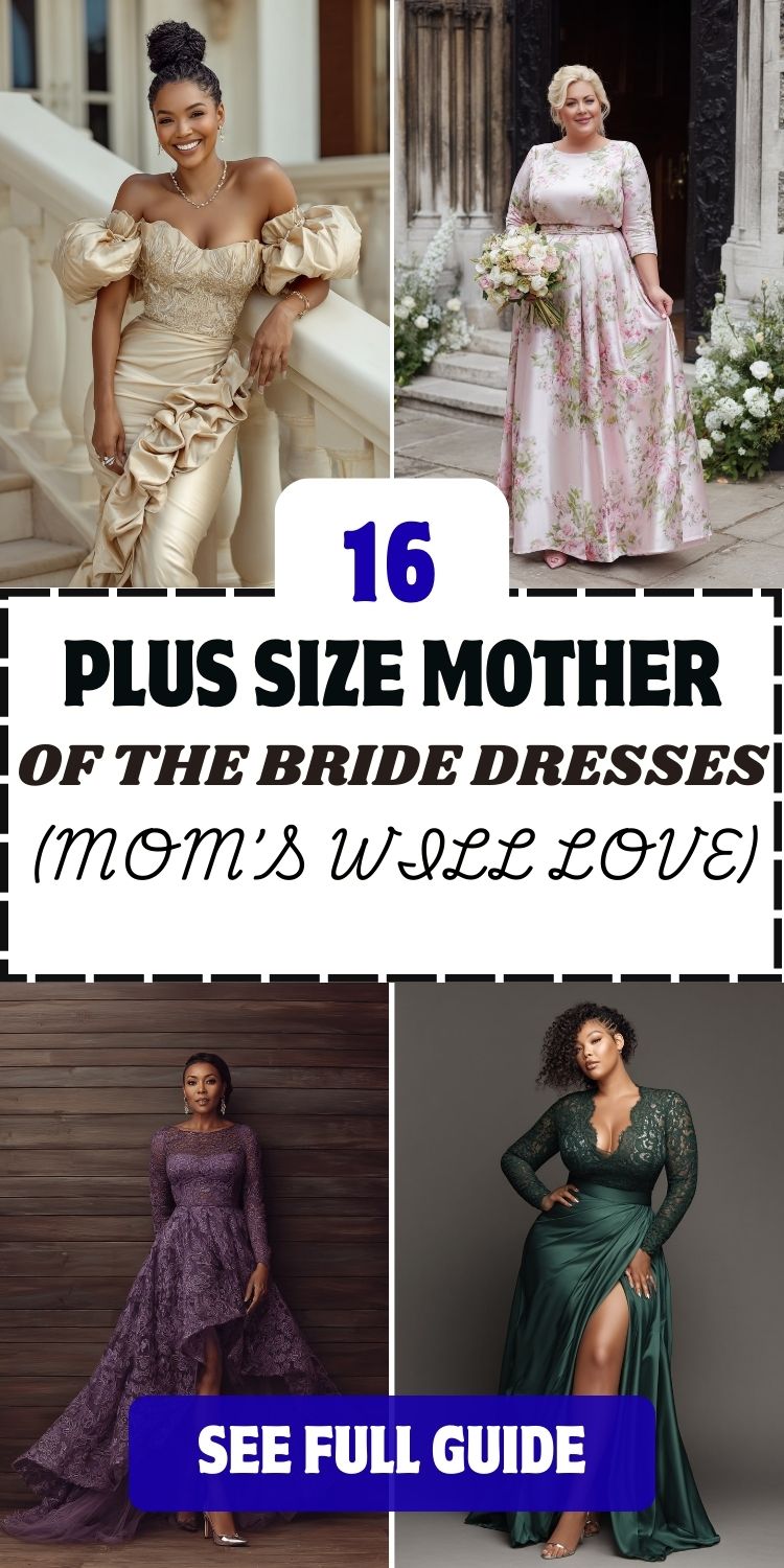 16 Plus Size Mother of the Bride Dresses (Mom’s Will Love)

